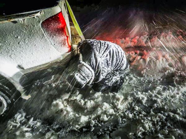 内蒙古呼伦贝尔遭遇暴雪天气