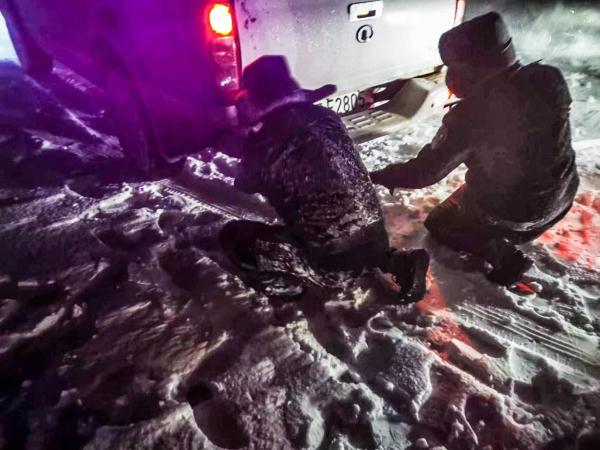 内蒙古呼伦贝尔遭遇暴雪天气