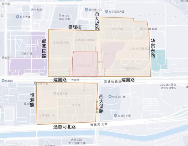 北京朝阳建外街道一小区3例初筛阳性，防范区域划定