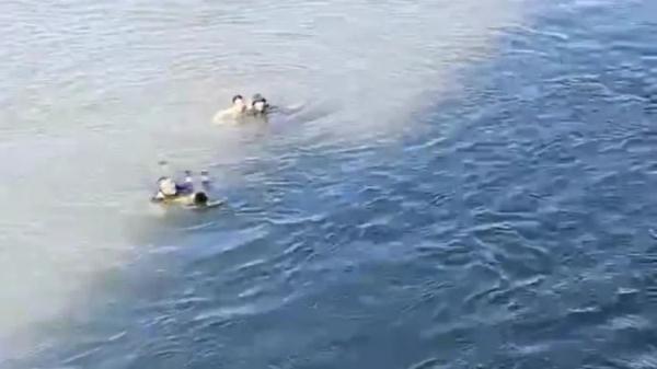 大连10岁男孩被水流冲走，危急时刻4人跳入河中！
