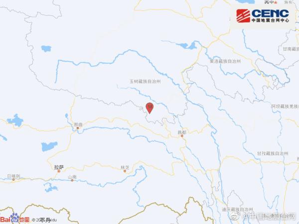 青海玉树州囊谦县发生3.6级地震 震源深度10千米