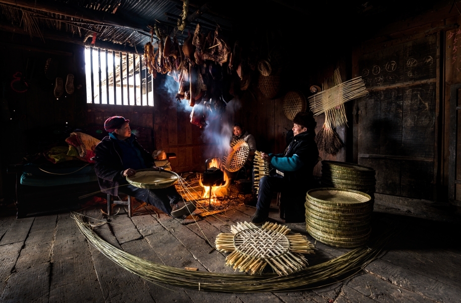湖南：土家篾匠，火塘上的烟火味