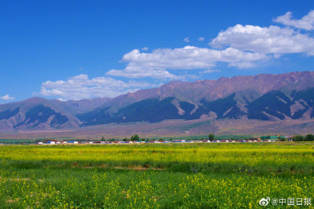 每一张都是壁纸！新疆巴里坤湖景色美如画