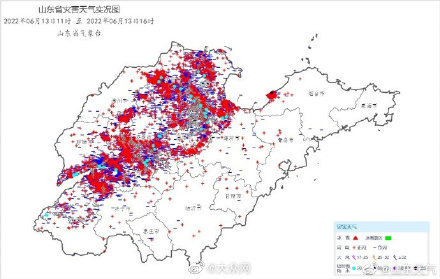 雷阵雨、冰雹已到 山东继续发布雷雨大风和雷电预警
