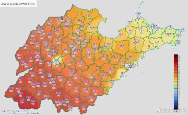 高温橙色预警！山东迎大范围37℃以上高温，部分地区将破40℃