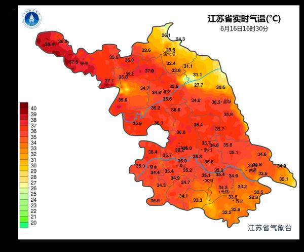 今天最高38.6℃！江苏发布高温橙色预警