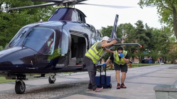 民航+直升机接力飞行跨越鄂浙沪，湖北父母大义拯救上海呼衰女子