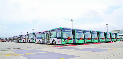 “厦门造”BRT车发往巴基斯坦