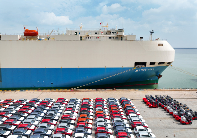 江苏连云港：港口上半年车辆出口同比增长22.3%