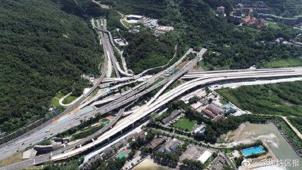 深圳最复杂立交桥之一预计年底通车