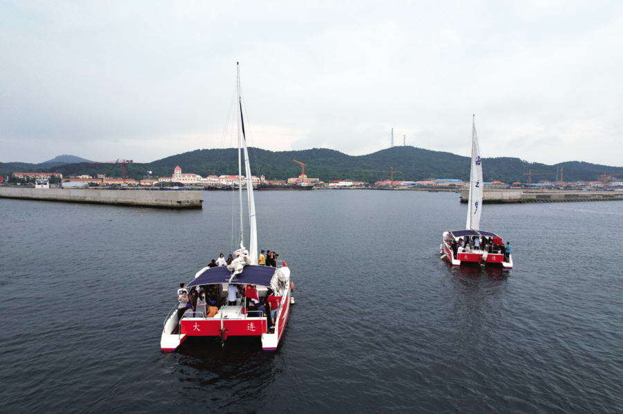 　　帆船海岛游航线正式开通运营。