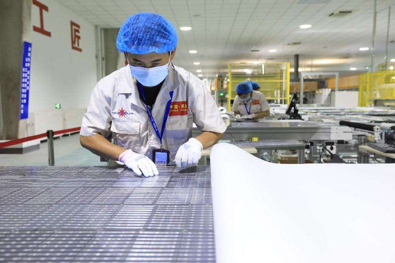 宁夏同心：英利能源年产2GW高效光伏组件智能制造项目投产