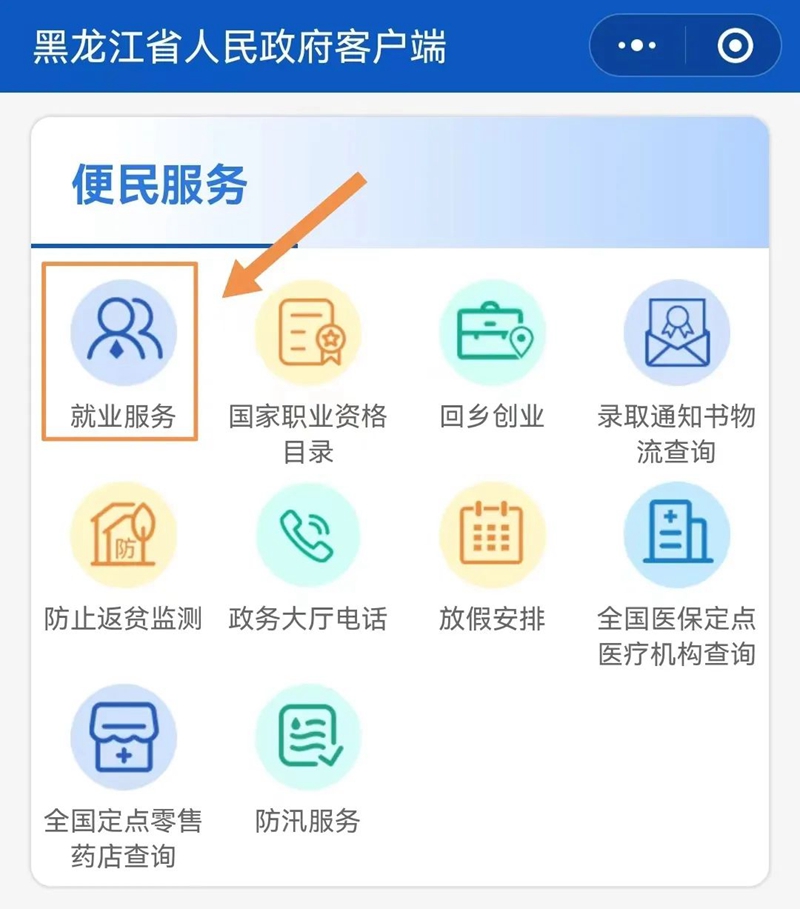 求职、招聘看这里！黑龙江省人民政府网就业服务平台正式上线