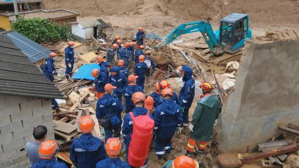 云南省保山市隆阳区发生泥石流灾害 抢险救援工作有序开展