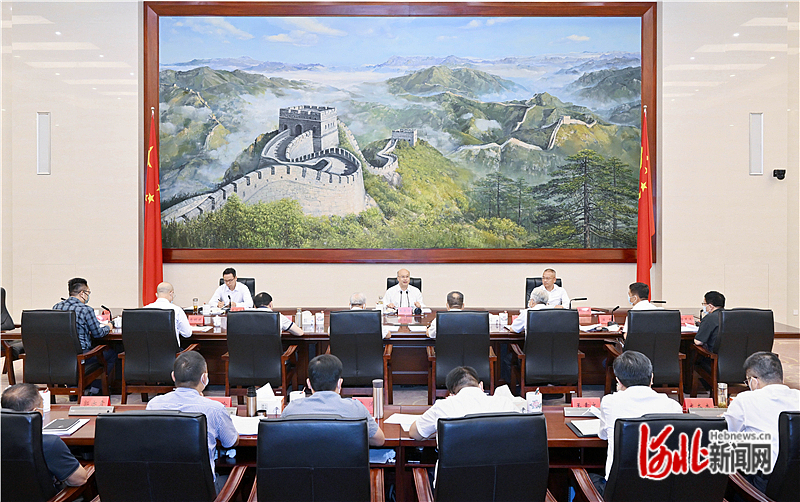 王正谱主持召开河北省行业协会座谈会
