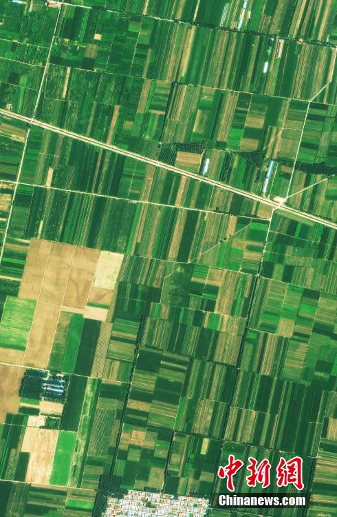 卫星拍摄的“高清河南”：平川沃野黄河安澜