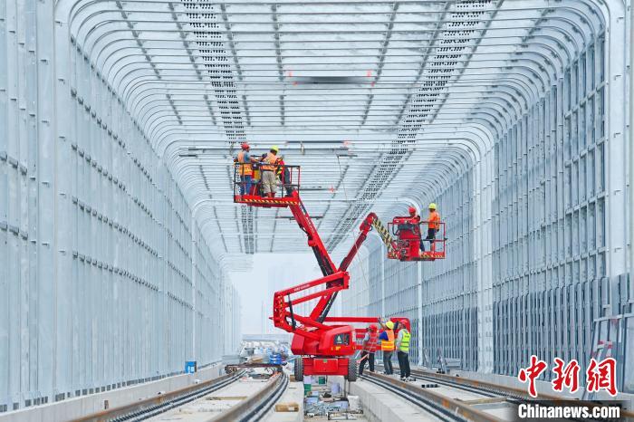 安徽滁州：滁宁城际铁路建设有序快速推进
