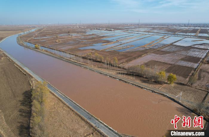 宁夏引黄灌区冬灌有序展开 宁夏引黄灌区冬灌有序展开