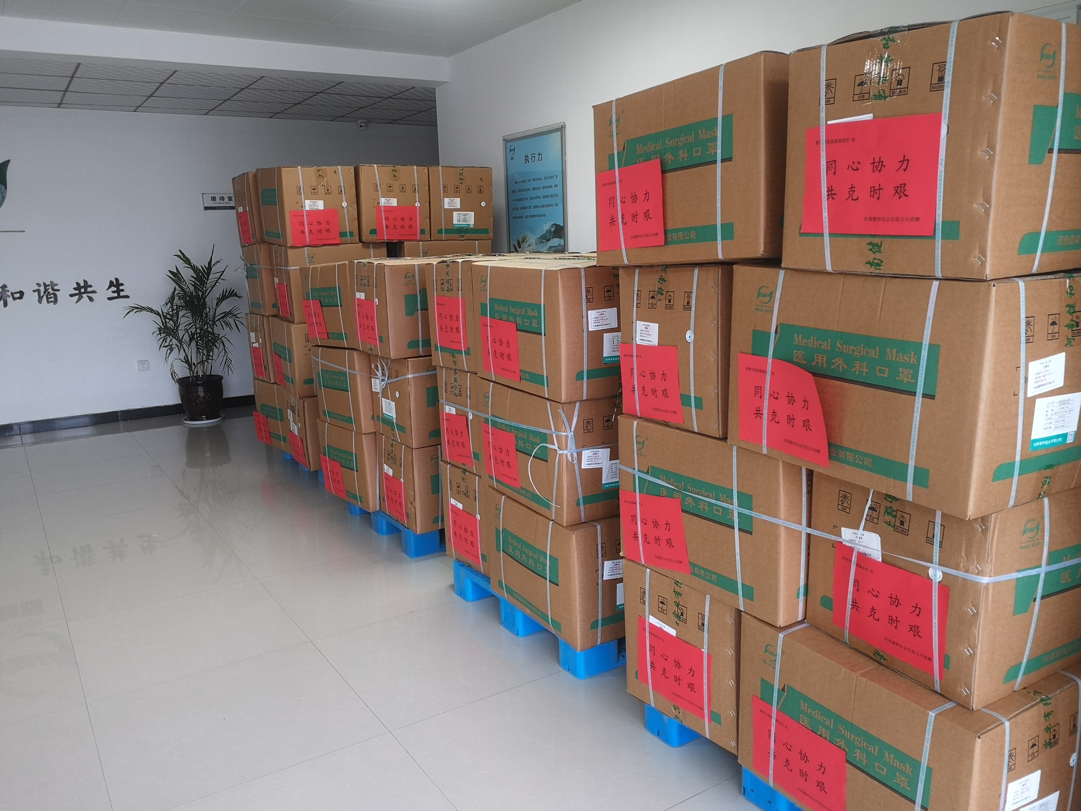 河南省人大常委会办公厅向蒋坡村捐赠抗疫物资