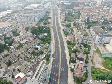 深圳龙岗这条路通车了