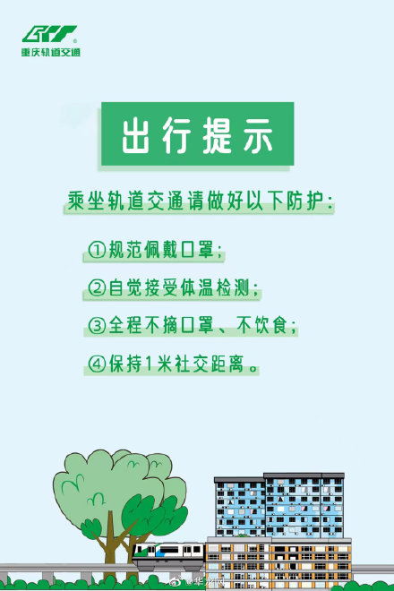 12月7日起乘坐重庆轨道交通不再查验健康码