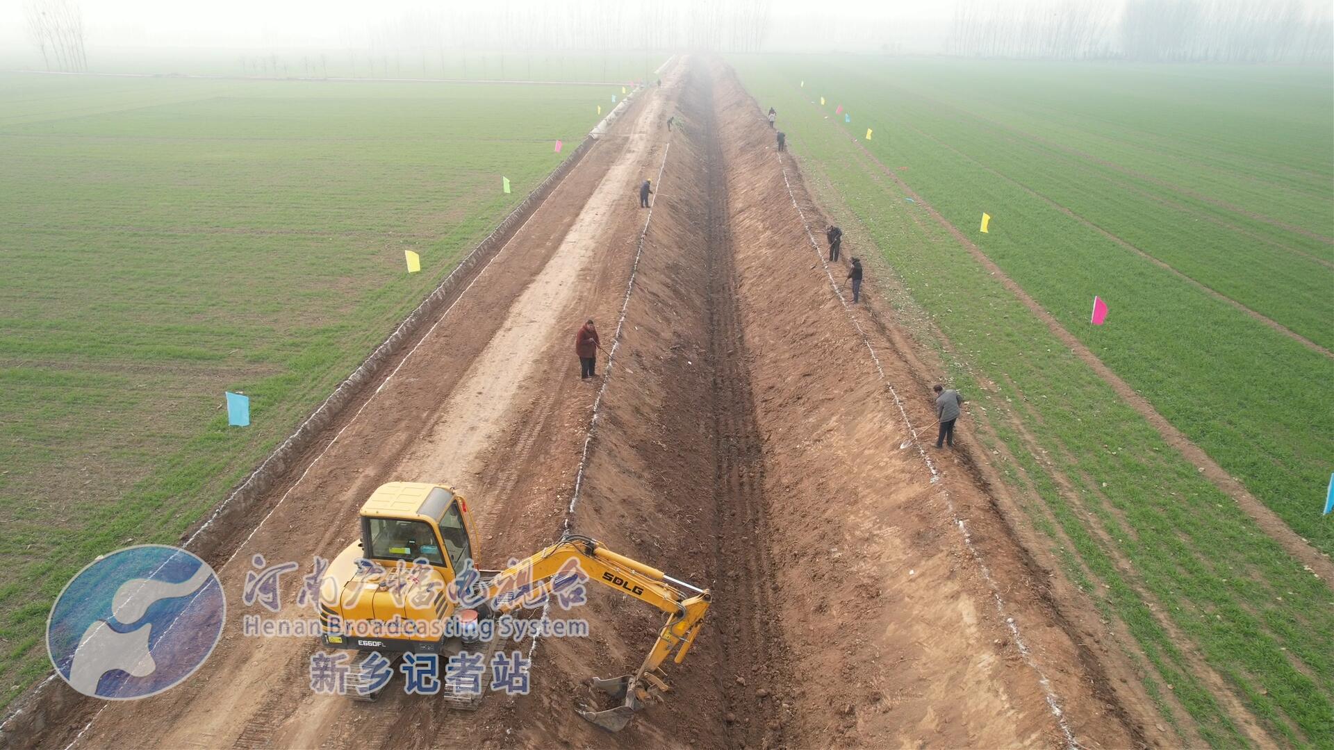 获嘉:开展农田基础设施建设,夯实粮食丰产根基