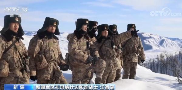 青春飞扬在雪山之上！新疆军区某边防连零下30℃踏上巡逻路