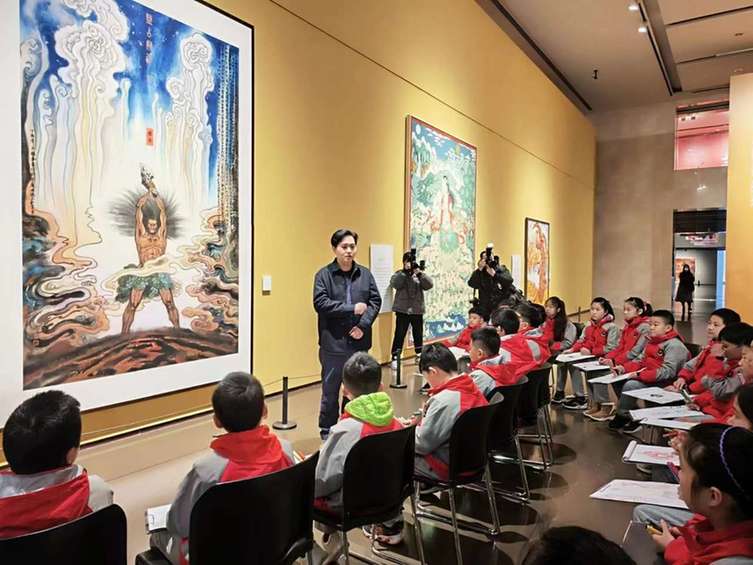 沪上“开学第一课”：美术馆里的美术课