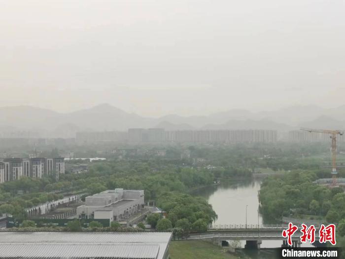 沙尘气团仍影响浙江部分地区 新一波沙尘污染或将开始