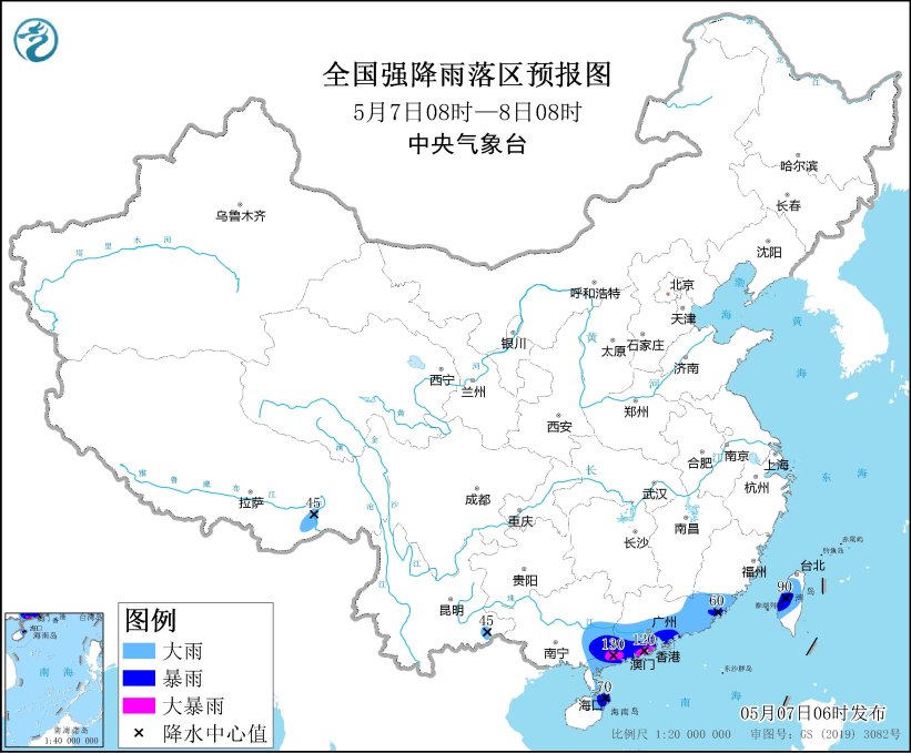 广西广东等地仍有较强降雨 西北地区多降水天气