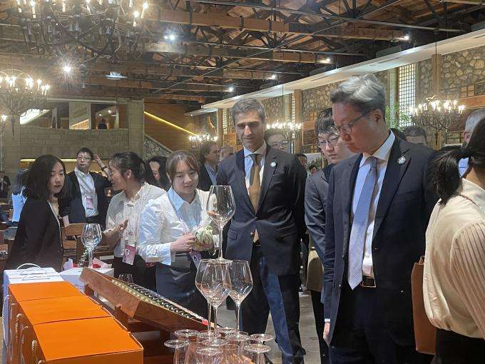 宁夏贺兰山东麓，国际葡萄友谊园喜迎八方客
