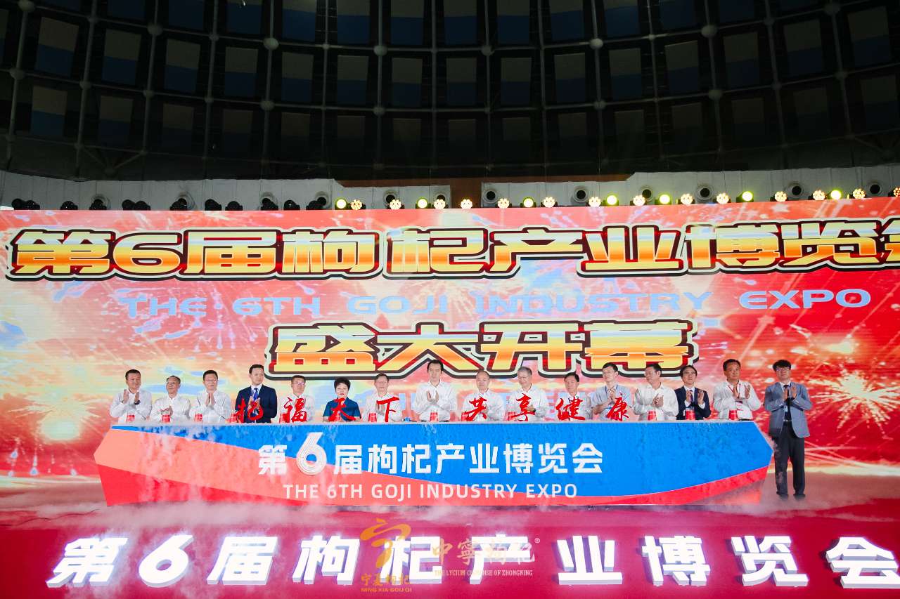 第六届枸杞产业博览会开幕