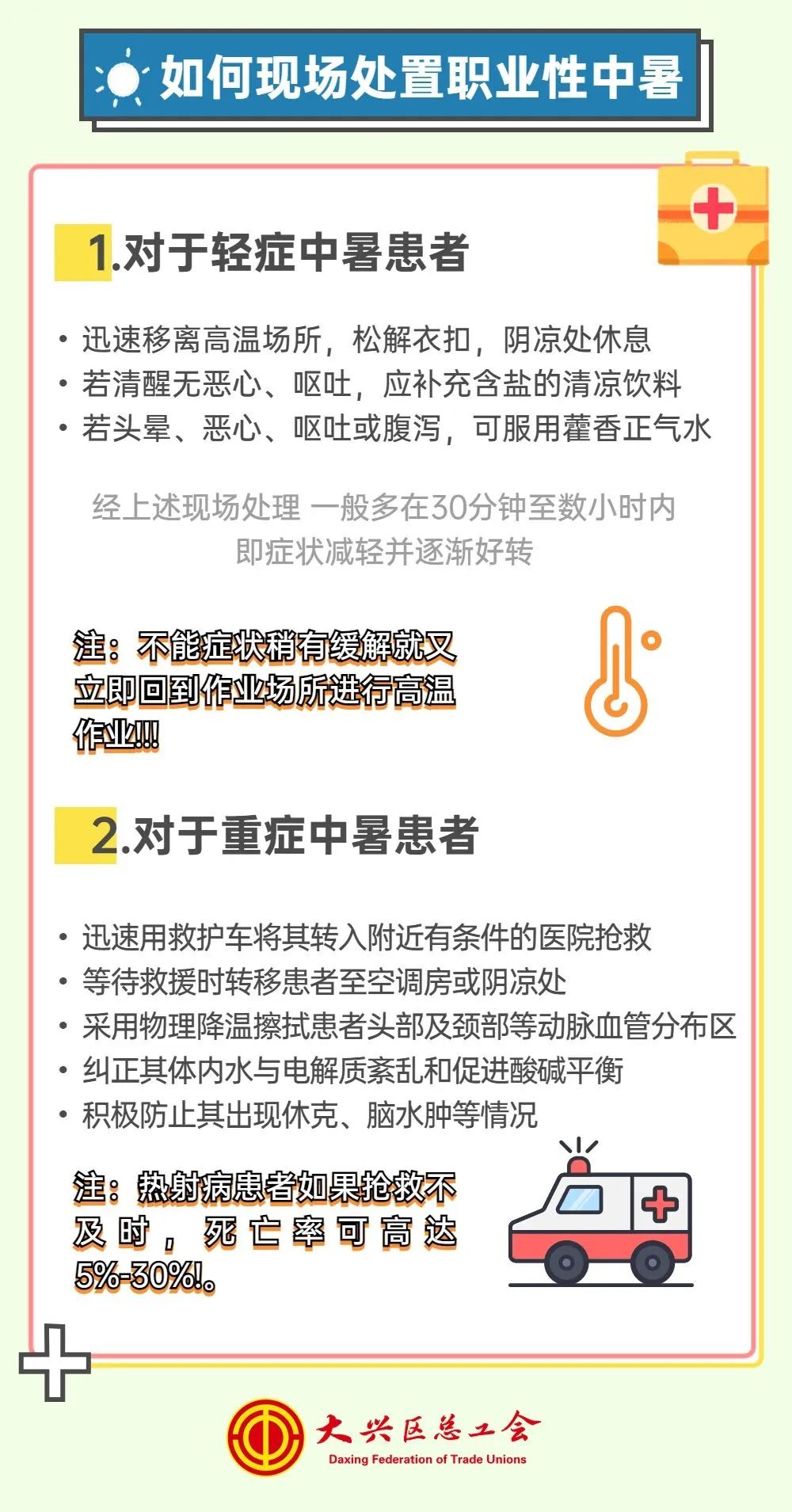 热 热 热 ！持续破30℃，职业性中暑需警惕！