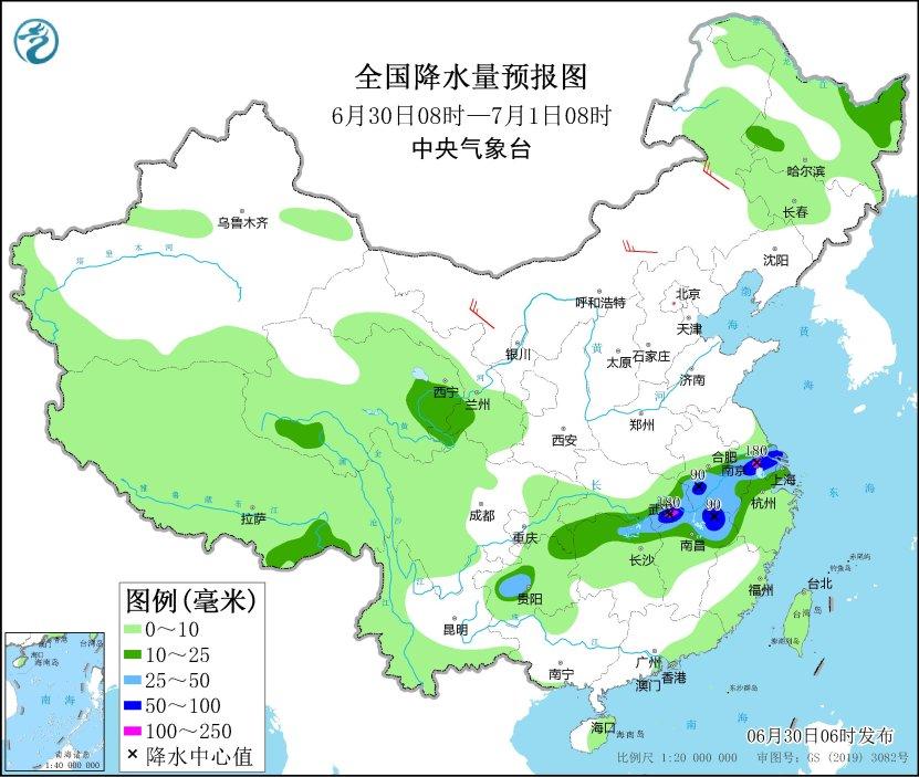 江淮江汉四川盆地有强降雨 华北黄淮等地将出现持续高温