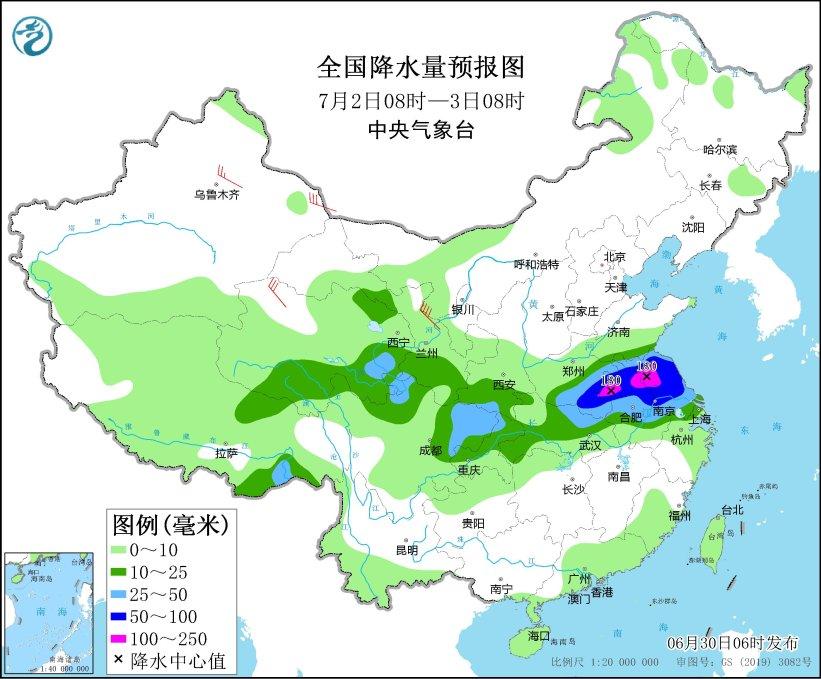江淮江汉四川盆地有强降雨 华北黄淮等地将出现持续高温