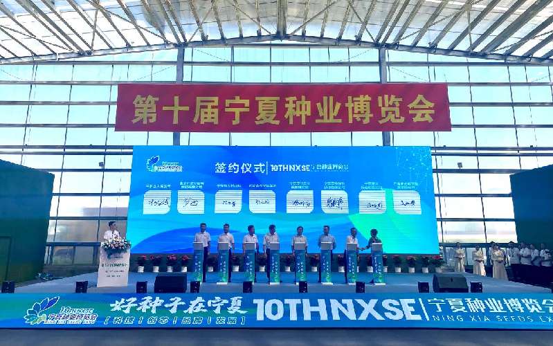 第十届宁夏种业博览会签约金额9.8亿元