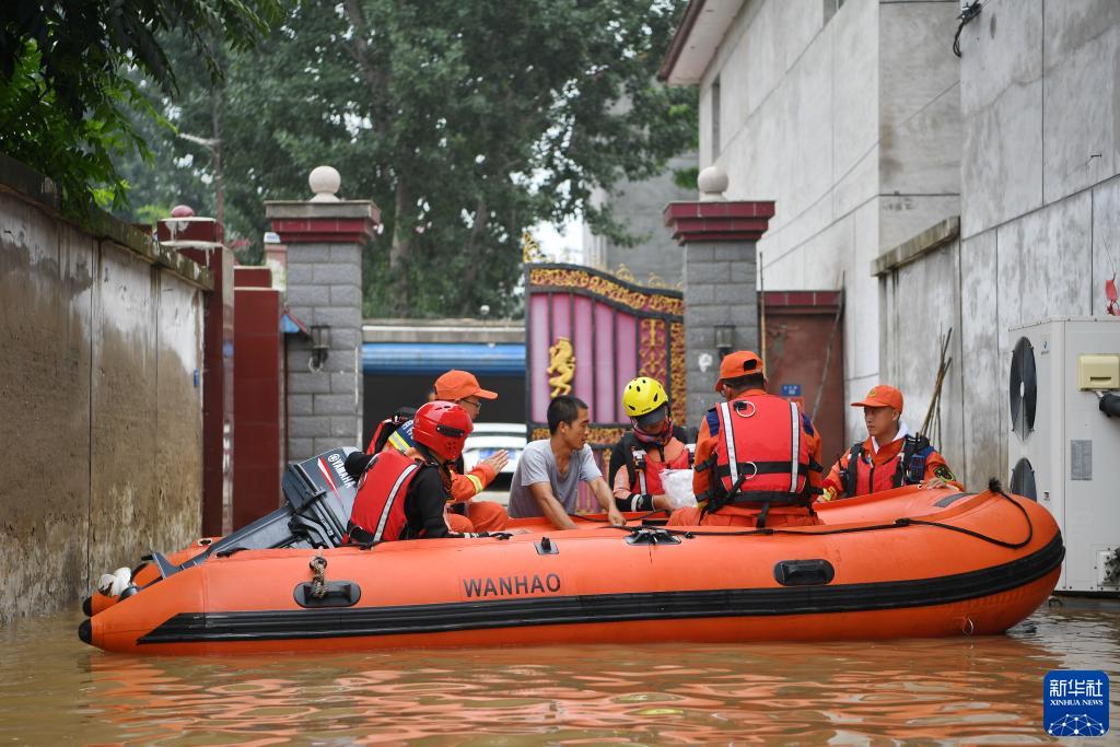 河北涿州：救援安置工作持续进行