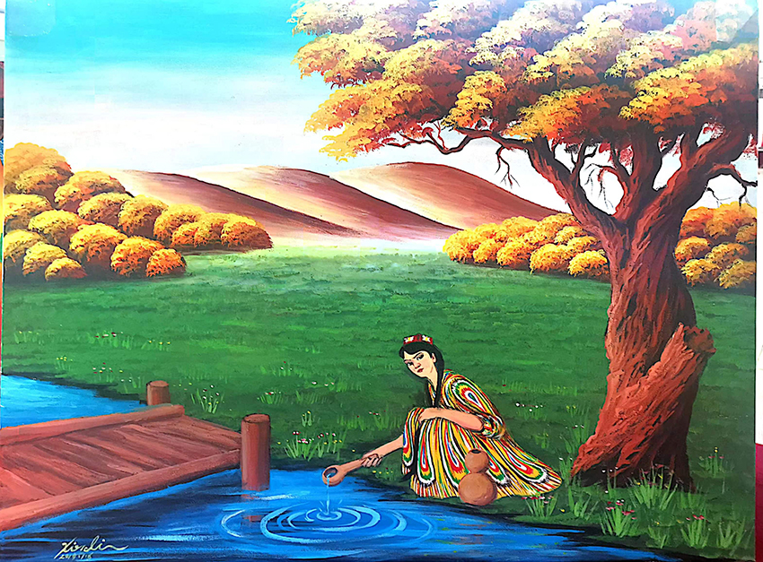 沿着河湖看新疆丨刀郎农民画：乡村振兴入“画”来