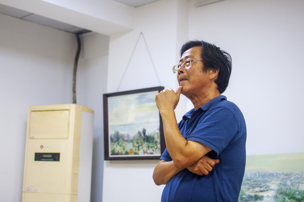 55岁抛下生意只身“北漂”！追梦，68岁宁波画家不敢歇脚