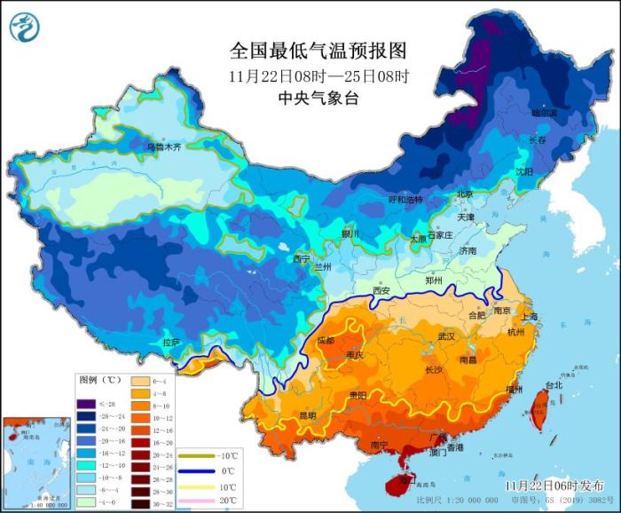 寒潮将影响中东部地区 内蒙古黑龙江等地有强降雪