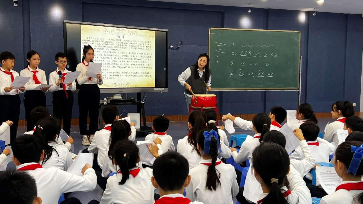 南宁市滨湖学区开展音乐学科课题共研活动