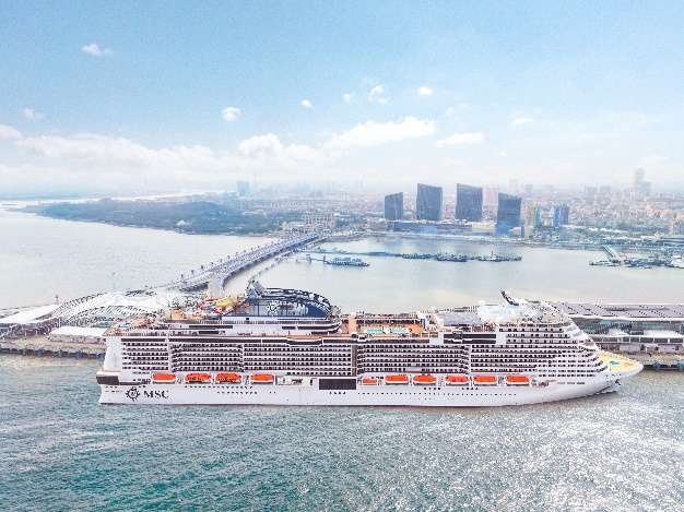 地中海邮轮荣耀号上海母港首航，中国地区业务全面重启