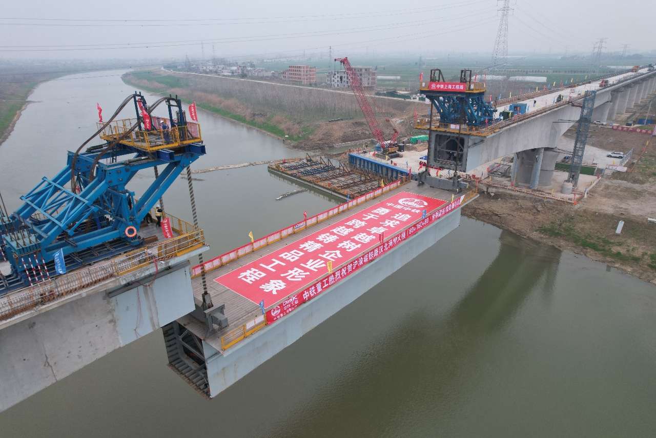沪渝蓉高铁湖北天门段建设取得新进展