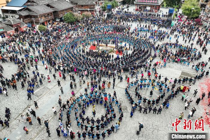 贵州榕江举行2024年侗族萨玛节
