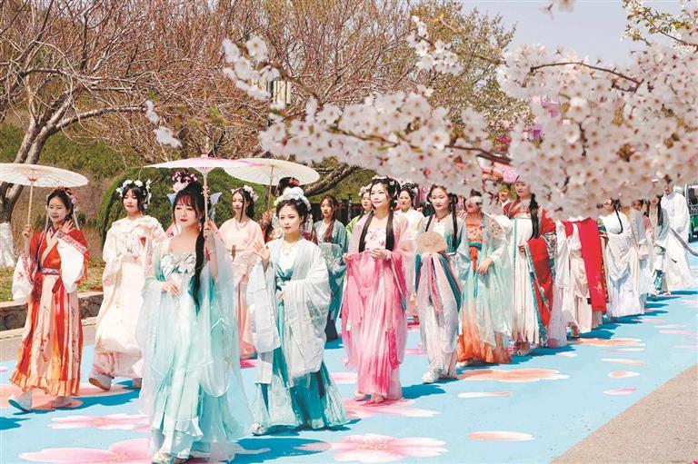 第十六届大连（旅顺）国际樱花节昨日启幕