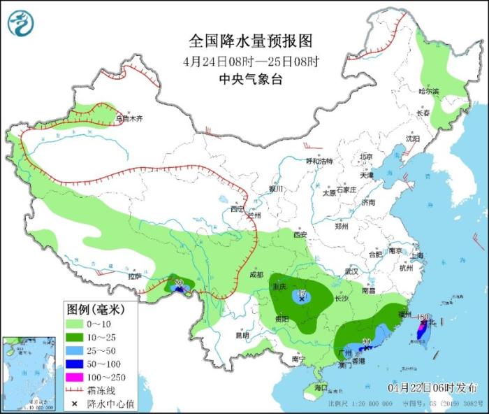 广东福建等地仍多降雨 西北地区东部有沙尘天气
