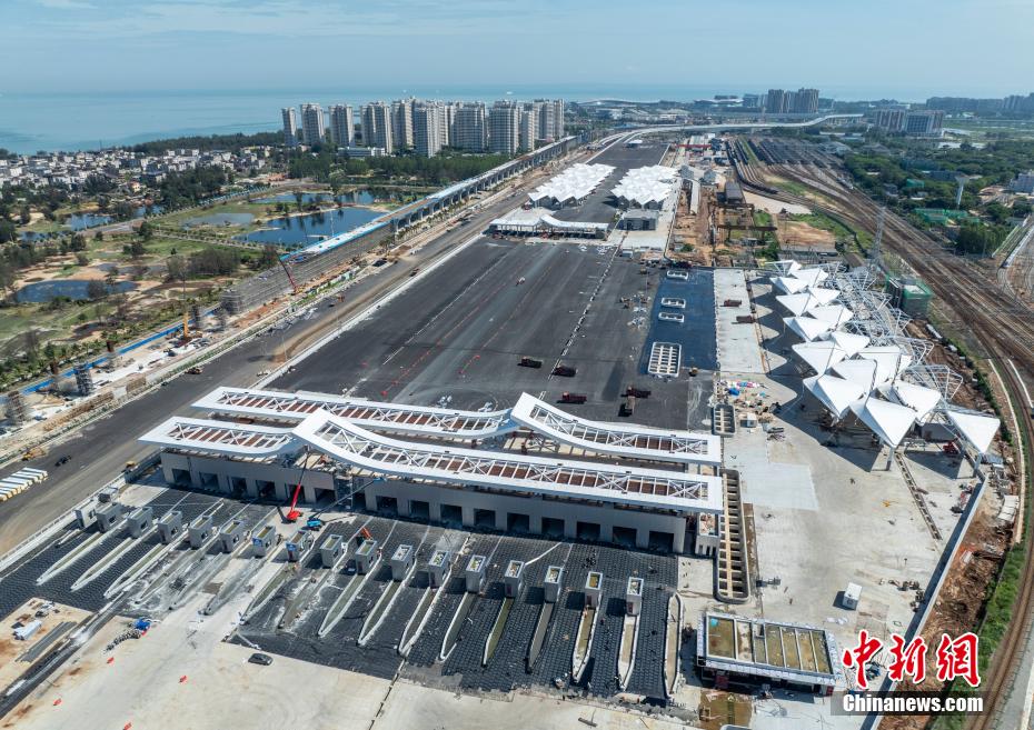 海口新海港和南港“二线口岸”(货运)集中查验场所项目展露真容