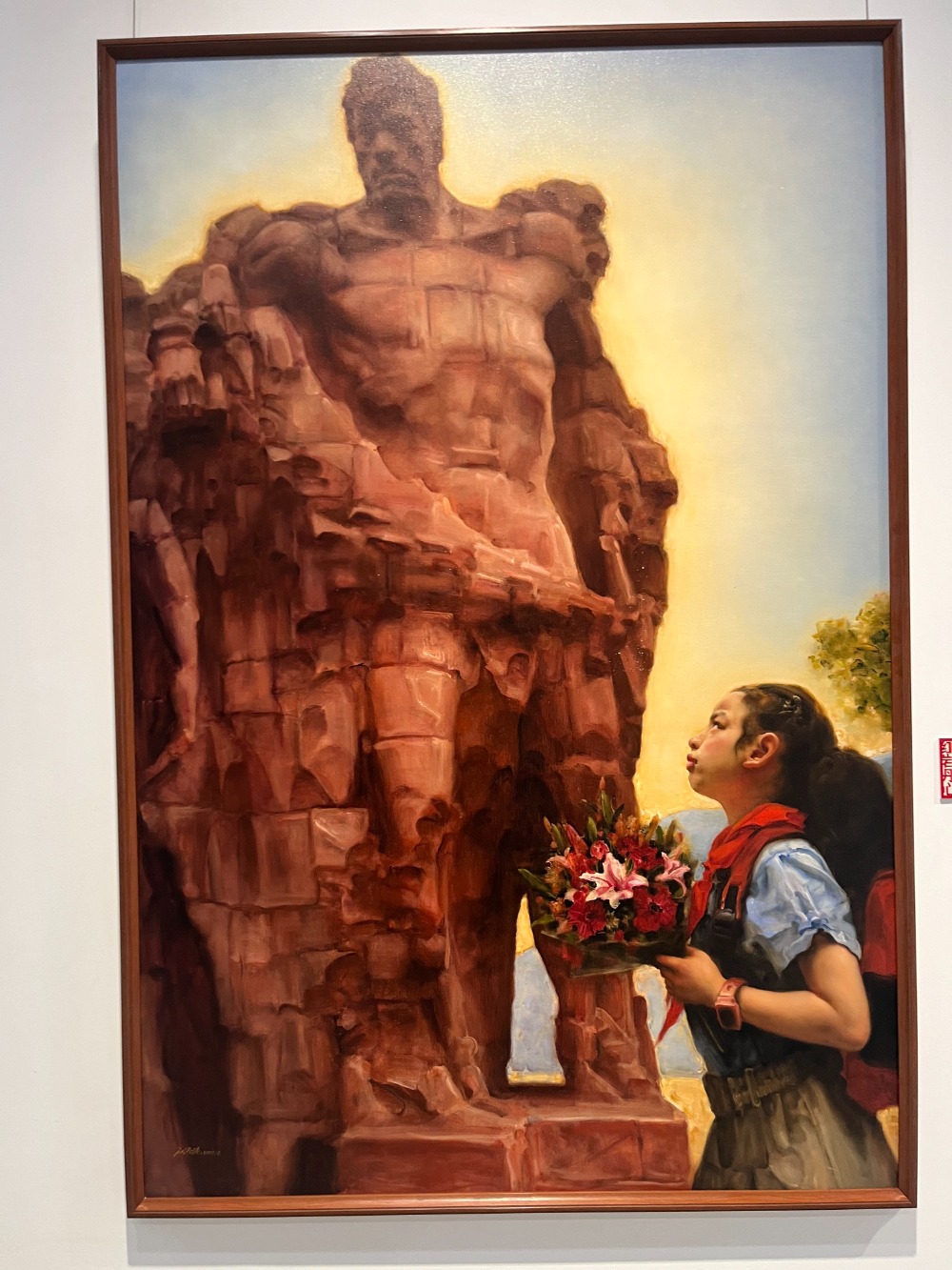 文化中国行|品美术里的红岩，“红岩丹心”主题美术展启幕