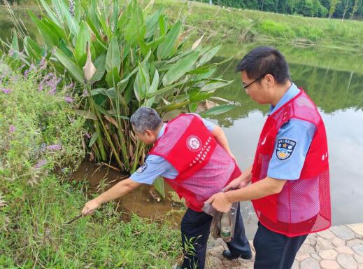 重庆市公安：党员民警净岸巡河 打好生态保护战