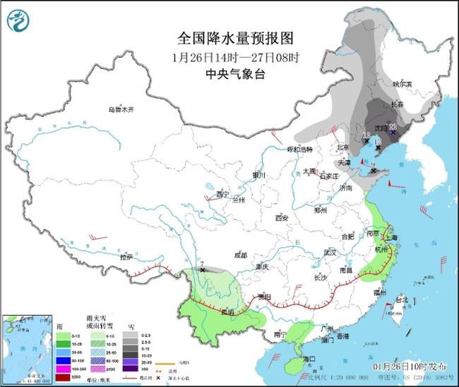 2025春运专报：寒潮继续影响中东部地区 吉辽鲁等地有强降雪